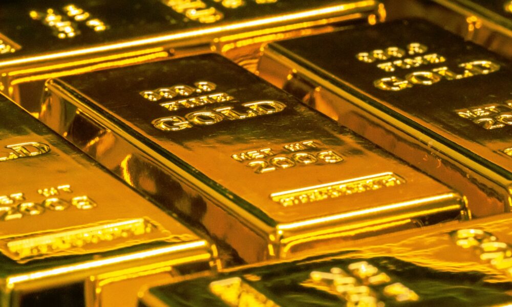 gold and black metal tool